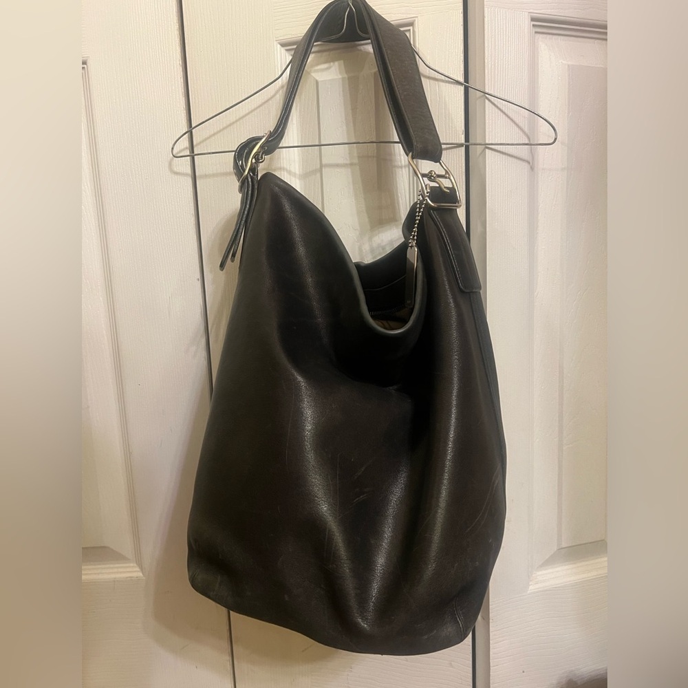 Vintage Coach Leather Bag - Picture 9 of 13